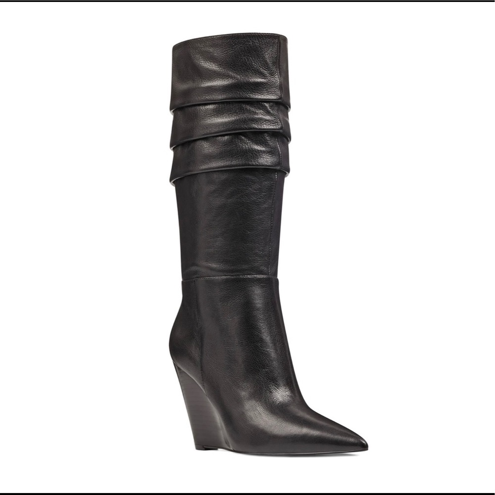 Nine West ‘Vernese’ Scrunched Wedge Boots